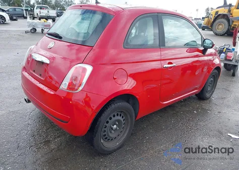 2012 Fiat 500 Pop z USA, uszkodzony, nr VIN 3C3CFFAR4CT233502